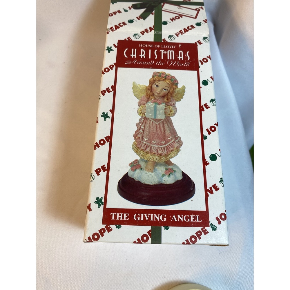 house of lloyd christmas around the world the giving angel figurine - Picture 9 of 9